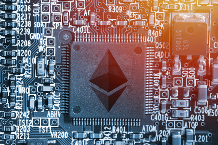 Cryptocurrency practical payment concept with Ethereum