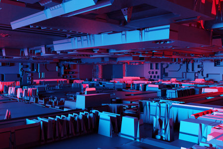 Circuit board or motherboard futuristic server code processing background. Technology background...