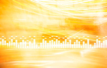 Music background concept in color