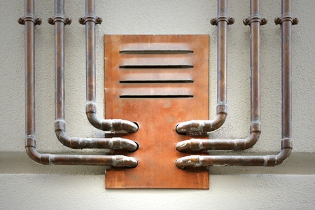 Abstract detail of a gas pipeの写真素材