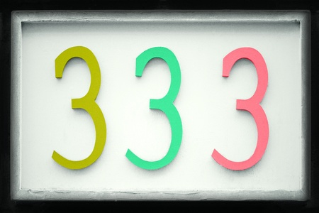 Photo of the three times threeの写真素材