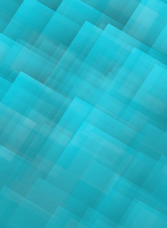 Abstract background of squares and rectangles shapes in nuance in vivid light blue colorの写真素材