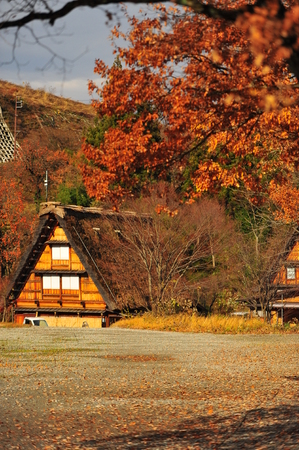 Foto de Ogimachi Village in Shirakawago in japan - Imagen libre de derechos