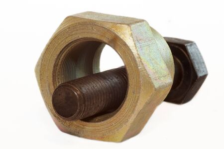 The screw, nut, the man, the woman, divorceの写真素材