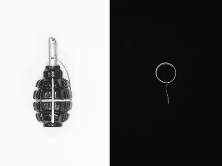 Bomb, manual, explosion, a ring, trotyl, victims, deathの写真素材