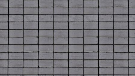 Background texture image of gray bricks, tiles.の写真素材