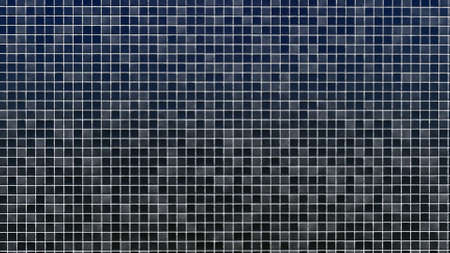 abstract vector square pixel mosaic background - dark blue and dark grayの写真素材