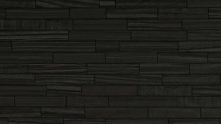 Black stone wall texture background. 3d rendering, 3d illustration.の写真素材