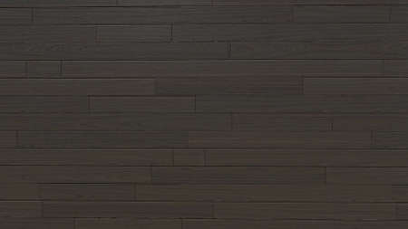 Background of black brick wall texture. 3d rendering, 3d illustration.の写真素材