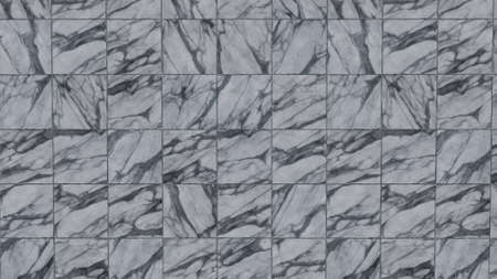 Gray stone tile wall texture background. 3d illustration, 3d rendering.の写真素材