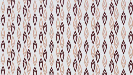 Seamless pattern with decorative elements. Hand drawn background. Vector illustration.の写真素材
