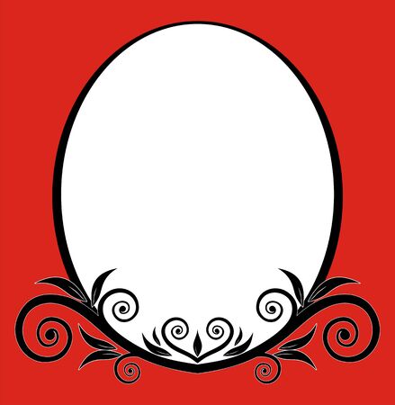 flower frameの写真素材