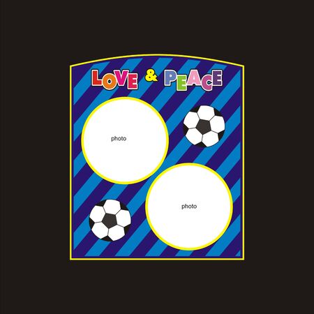 soccer frameの写真素材