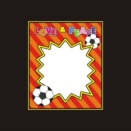 soccer frameの写真素材