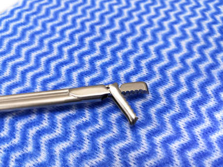 Urological Surgical Instrument Stone Crushing Forceps Serated Jawsの写真素材