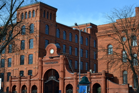 Historic factory in Lodzの写真素材