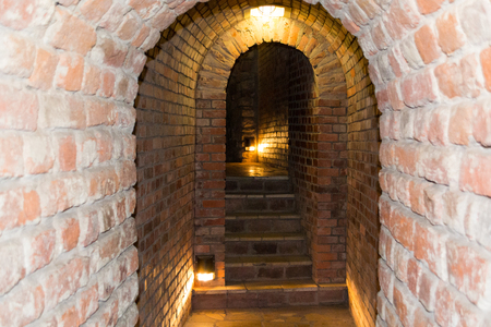 Underground passages in Sandomierz, Poland