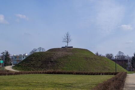 Park survivors in Lodz, Polandの写真素材