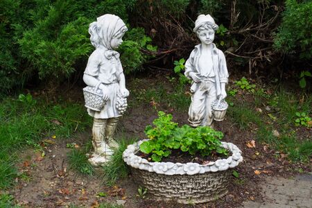 Figurines garden and lawnの写真素材