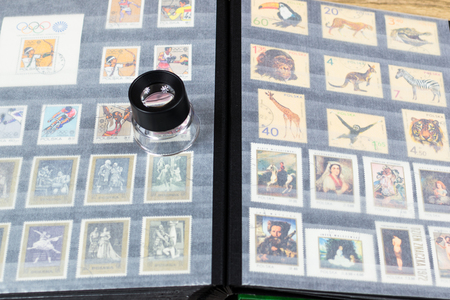 Postage stamps - stamp collection.の写真素材