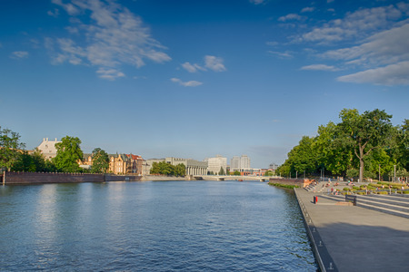 Historic architecture of the city of Wroclaw, Polandの写真素材