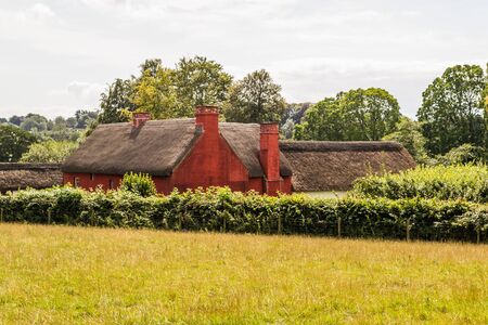 Walisian rural buildings in a natural setting.の写真素材