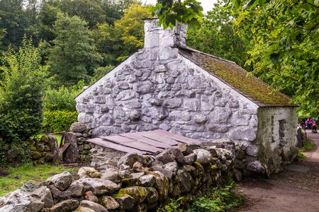 Walisian rural buildings in a natural setting.の写真素材