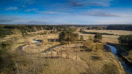 A wild river filmed from above.