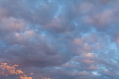 Colorful sunset with clouds.の写真素材