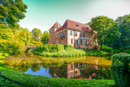 Castle in Oporow in central Poland.のeditorial素材