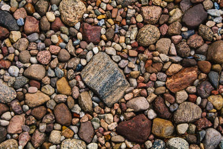 Fieldstones as a natural background for further graphic works.の写真素材