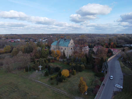 Reformed monastery complex, today Salesians in Lutomersk, Poland.の写真素材