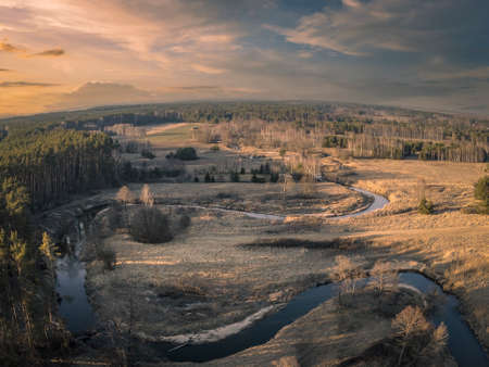 Fairy-tale images of nature - nostalgic landscape images.の写真素材