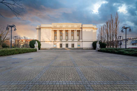The building of the Pomeranian Philharmonic in the city of Bydgoszcz, Polandのeditorial素材