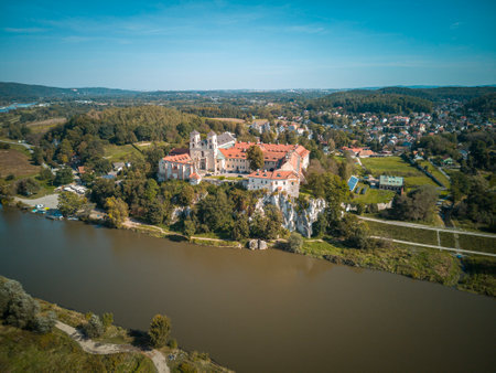 Monastery in Tyniec, in the city of Krakow, Poland.の写真素材