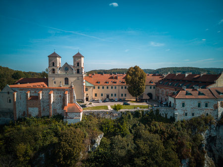 Monastery in Tyniec, in the city of Krakow, Poland.の写真素材