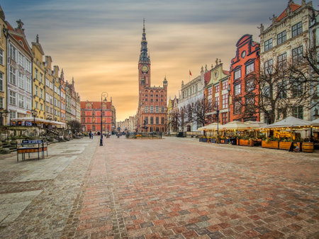 Old town square in Gdansk, Poland