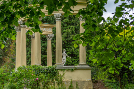 Lancut - castle and park complex, Poland.の写真素材