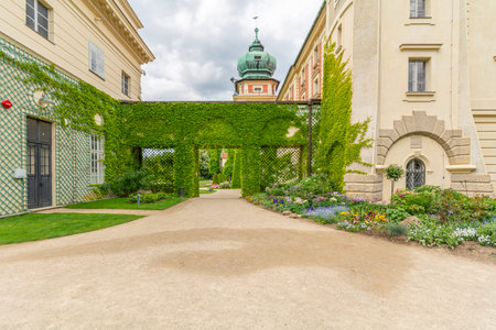 Lancut - castle and park complex, Poland.の写真素材
