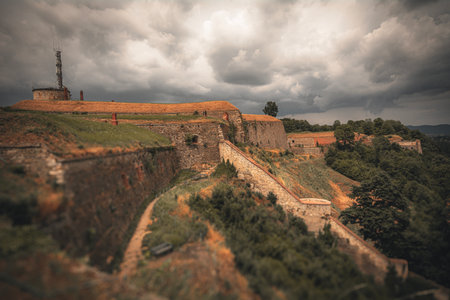 Architecture and streets of Klodzko, Poland.の写真素材