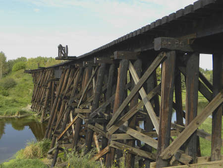 railway wooden trestle