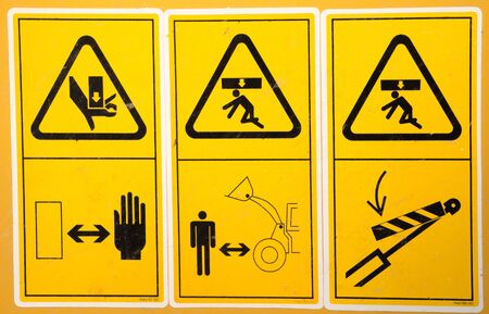 caution signの写真素材
