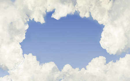 clouds blue sky background の写真素材