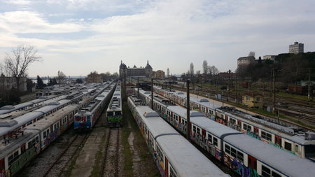 train stationのeditorial素材