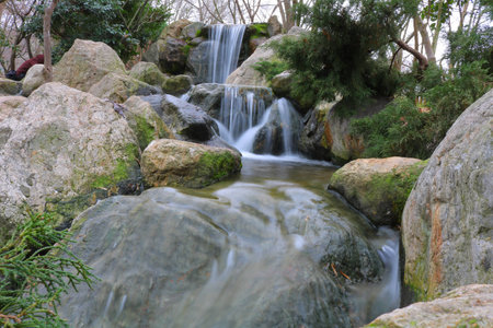 Little Waterfallの写真素材