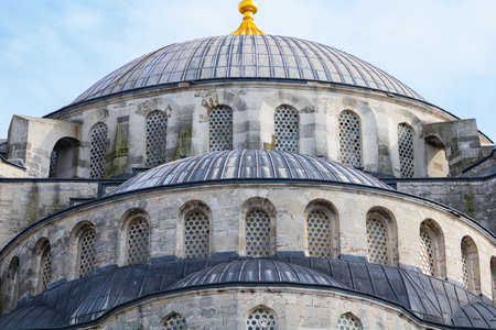 Architectural details of Sultanahmet Mosqueの写真素材