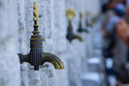 Faucets of Suleymaniye Mosqueの写真素材