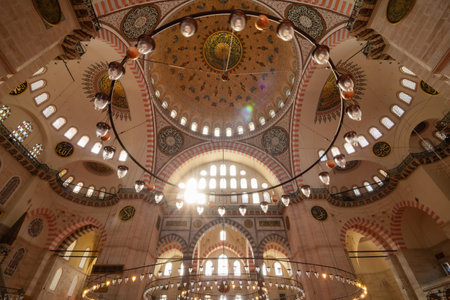 Interior of Suleymaniye Mosque