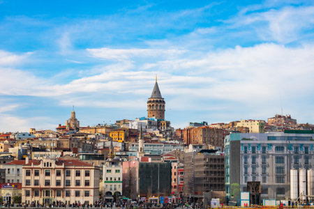 Galata Tower in Istanbulのeditorial素材