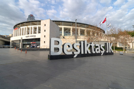 Istanbul Turkey - 12.29.2020: Besiktas Vodafone Park Stadium in Istanbul.のeditorial素材